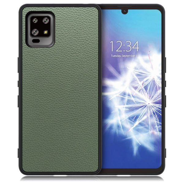 [ LOOF LUXURY-SHELL ] AQUOS zero6 SHG04 zero 6 スマホケース 背面 ケース カバー ハードケース 本革 ストラップホール [ AQUOS zero6 ]
