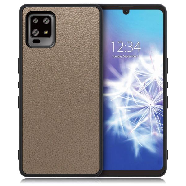 [ LOOF LUXURY-SHELL ] AQUOS zero6 SHG04 zero 6 スマホケース 背面 ケース カバー ハードケース 本革 ストラップホール [ AQUOS zero6 ]