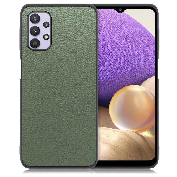 [ LOOF LUXURY-SHELL ] Galaxy A32 5G SCG08 a325g スマホケース 背面 ケース カバー ハードケース 本革 ストラップホール [ Galaxy A32 5G ]