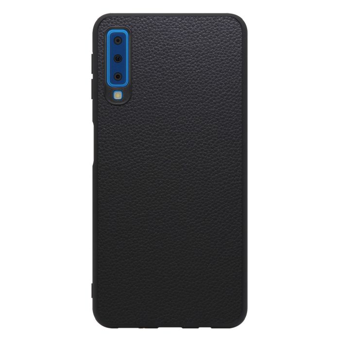 [ LOOF LUXURY-SHELL ] Galaxy A7 SM-A750C galaxya7 スマホケース 背面 ケース カバー ハードケース 本革 ストラップホール [ Galaxy A7 ]