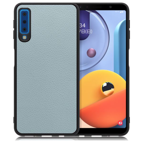 [ LOOF LUXURY-SHELL ] Galaxy A7 SM-A750C galaxya7 スマホケース 背面 ケース カバー ハードケース 本革 ストラップホール [ Galaxy A7 ]