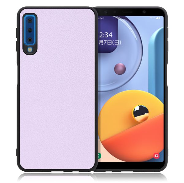 [ LOOF LUXURY-SHELL ] Galaxy A7 SM-A750C galaxya7 スマホケース 背面 ケース カバー ハードケース 本革 ストラップホール [ Galaxy A7 ]
