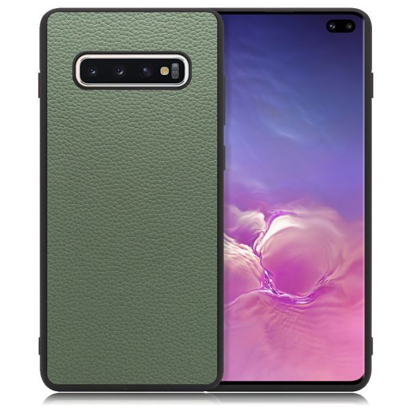 [ LOOF LUXURY-SHELL ] Galaxy S10+ SC-04L / SCV42 s10plus s10 plus スマホケース 背面 ケース カバー ハードケース 本革 ストラップホール [ Galaxy S10+ ]