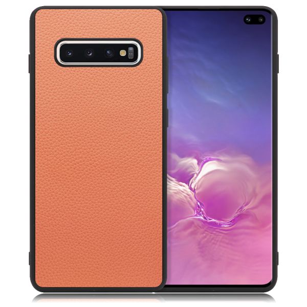[ LOOF LUXURY-SHELL ] Galaxy S10+ SC-04L / SCV42 s10plus s10 plus スマホケース 背面 ケース カバー ハードケース 本革 ストラップホール [ Galaxy S10+ ]