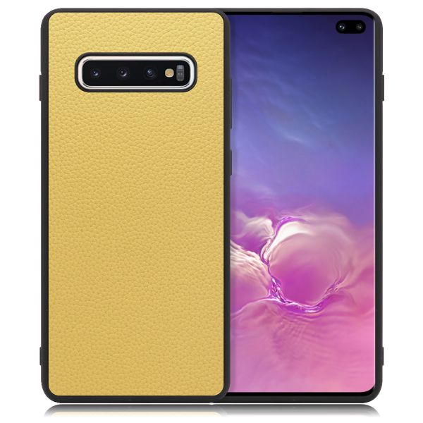[ LOOF LUXURY-SHELL ] Galaxy S10+ SC-04L / SCV42 s10plus s10 plus スマホケース 背面 ケース カバー ハードケース 本革 ストラップホール [ Galaxy S10+ ]