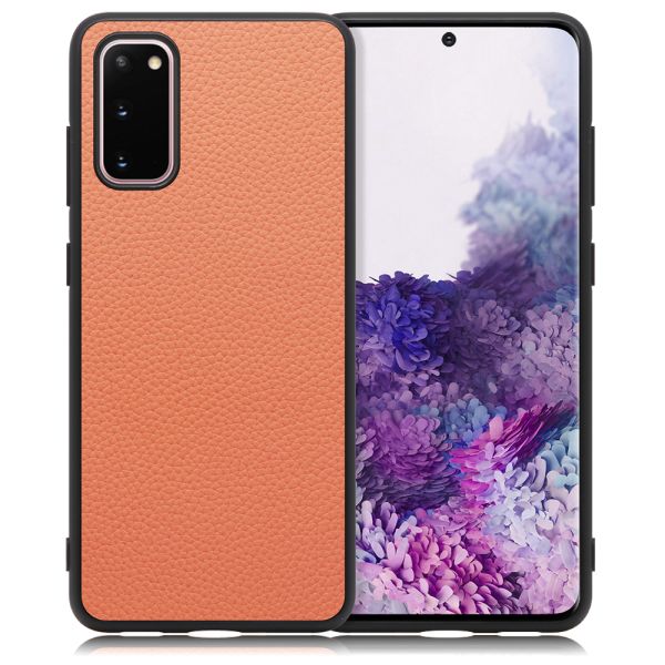 [ LOOF LUXURY-SHELL ] Galaxy S20 5G SC-51A / SCG01 s205g スマホケース 背面 ケース カバー ハードケース 本革 ストラップホール [ Galaxy S20 5G ]