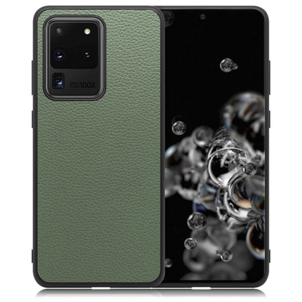 [ LOOF LUXURY-SHELL ] Galaxy S20 Ultra s20ultra スマホケース 背面 ケース カバー ハードケース 本革 ストラップホール [ Galaxy S20 Ultra 5G ]
