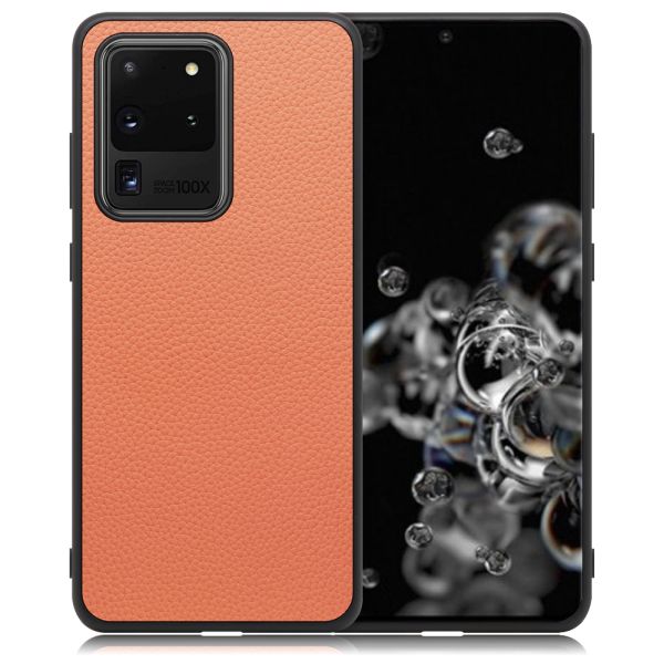 [ LOOF LUXURY-SHELL ] Galaxy S20 Ultra s20ultra スマホケース 背面 ケース カバー ハードケース 本革 ストラップホール [ Galaxy S20 Ultra 5G ]