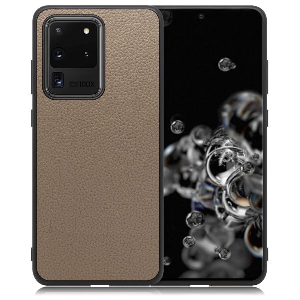 [ LOOF LUXURY-SHELL ] Galaxy S20 Ultra s20ultra スマホケース 背面 ケース カバー ハードケース 本革 ストラップホール [ Galaxy S20 Ultra 5G ]