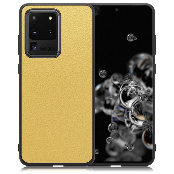 [ LOOF LUXURY-SHELL ] Galaxy S20 Ultra s20ultra スマホケース 背面 ケース カバー ハードケース 本革 ストラップホール [ Galaxy S20 Ultra 5G ]