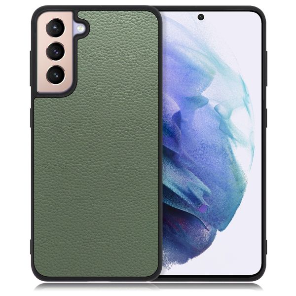 [ LOOF LUXURY-SHELL ] Galaxy S21 5G SC-51B / SCG09 s215g スマホケース 背面 ケース カバー ハードケース 本革 ストラップホール [ Galaxy S21 5G ]