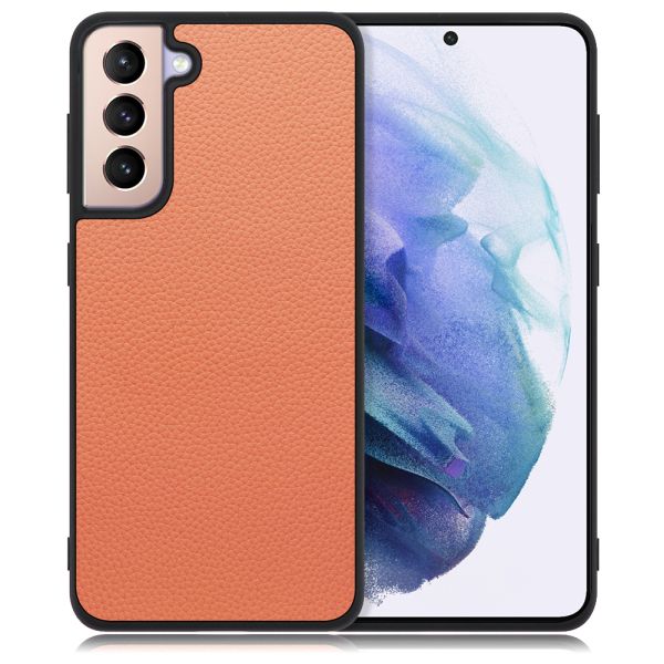 [ LOOF LUXURY-SHELL ] Galaxy S21 5G SC-51B / SCG09 s215g スマホケース 背面 ケース カバー ハードケース 本革 ストラップホール [ Galaxy S21 5G ]