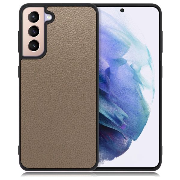 [ LOOF LUXURY-SHELL ] Galaxy S21 5G SC-51B / SCG09 s215g スマホケース 背面 ケース カバー ハードケース 本革 ストラップホール [ Galaxy S21 5G ]