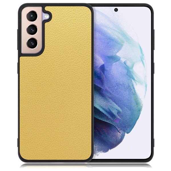 [ LOOF LUXURY-SHELL ] Galaxy S21 5G SC-51B / SCG09 s215g スマホケース 背面 ケース カバー ハードケース 本革 ストラップホール [ Galaxy S21 5G ]