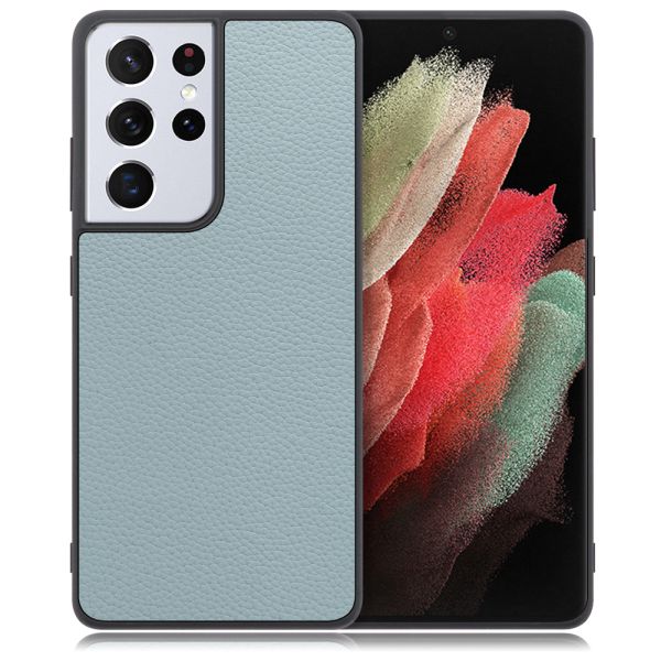 [ LOOF LUXURY-SHELL ] Galaxy S21 Ultra 5G SC-52B s21ultra5g s21ultra スマホケース 背面 ケース カバー ハードケース 本革 ストラップホール [ Galaxy S21 Ultra 5G ]