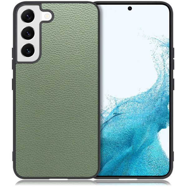 [ LOOF LUXURY-SHELL ] Galaxy S22 SC-51C / SCG13  スマホケース 背面 ケース カバー ハードケース 本革 ストラップホール [ Galaxy S22 ]
