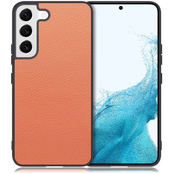 [ LOOF LUXURY-SHELL ] Galaxy S22 SC-51C / SCG13  スマホケース 背面 ケース カバー ハードケース 本革 ストラップホール [ Galaxy S22 ]