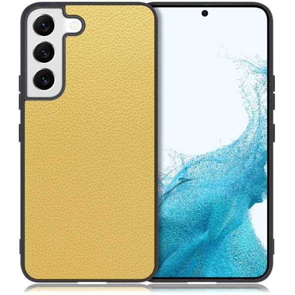 [ LOOF LUXURY-SHELL ] Galaxy S22 SC-51C / SCG13  スマホケース 背面 ケース カバー ハードケース 本革 ストラップホール [ Galaxy S22 ]