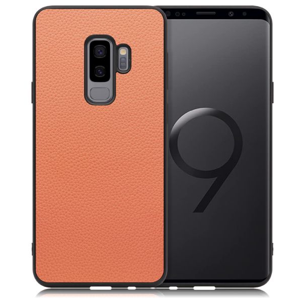[ LOOF LUXURY-SHELL ] Galaxy S9+ SC-03K / SCV39 s9plus s9 Plus スマホケース 背面 ケース カバー ハードケース 本革 ストラップホール [ Galaxy S9+ ]