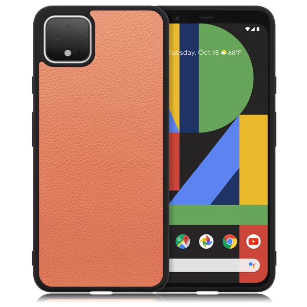 [ LOOF LUXURY-SHELL ] Google Pixel 4 XL googlepixel pixel4xl ピクセル4XL スマホケース 背面 ケース カバー ハードケース 本革 ストラップホール [ Google Pixel 4 XL ]