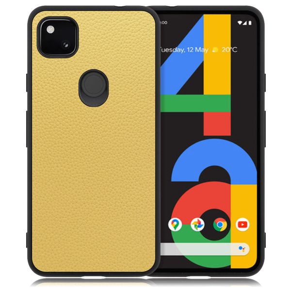 [ LOOF LUXURY-SHELL ] Google Pixel 4a pixel4a googlepixel4a スマホケース 背面 ケース カバー ハードケース 本革 ストラップホール [ Google Pixel 4a ]