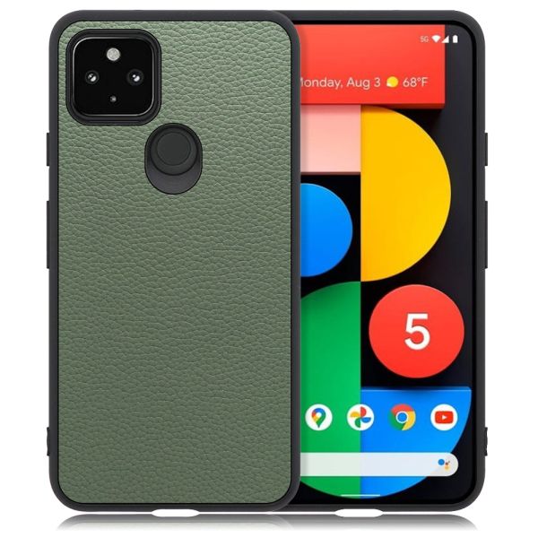 [ LOOF LUXURY-SHELL ] Google Pixel 5 pixel5 Googlepixel5 スマホケース 背面 ケース カバー ハードケース 本革 ストラップホール [ Google Pixel 5 ]
