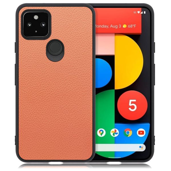 [ LOOF LUXURY-SHELL ] Google Pixel 5 pixel5 Googlepixel5 スマホケース 背面 ケース カバー ハードケース 本革 ストラップホール [ Google Pixel 5 ]