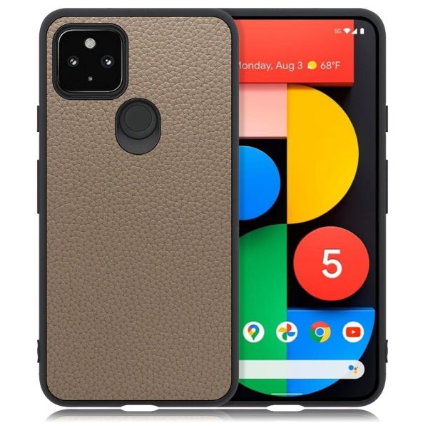 [ LOOF LUXURY-SHELL ] Google Pixel 5 pixel5 Googlepixel5 スマホケース 背面 ケース カバー ハードケース 本革 ストラップホール [ Google Pixel 5 ]