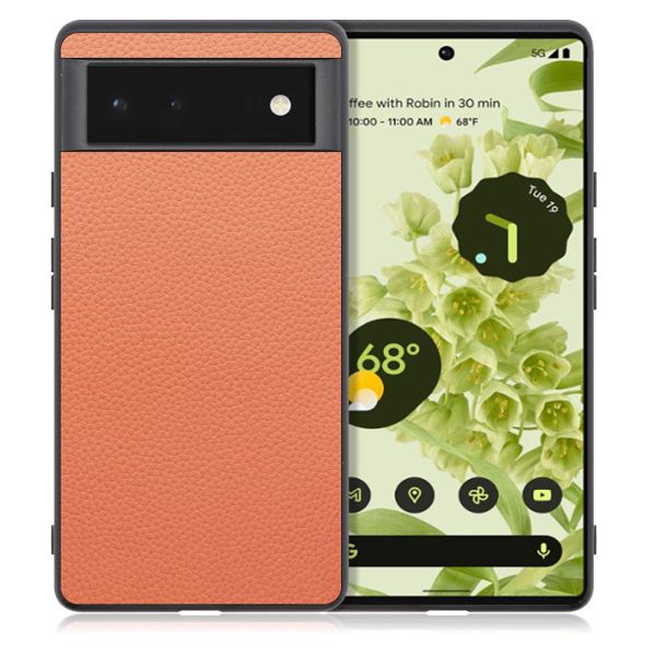 [ LOOF LUXURY-SHELL ] Google Pixel 6 googlepixel6 pixel6 ピクセル6 スマホケース 背面 ケース カバー ハードケース 本革 ストラップホール [ Google Pixel 6 ]
