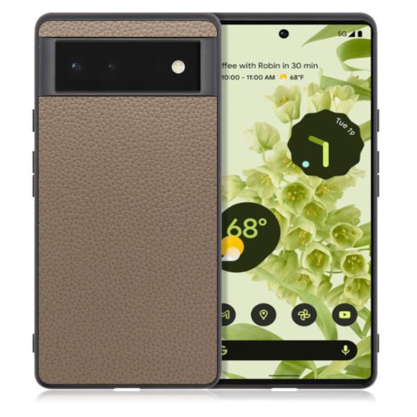 [ LOOF LUXURY-SHELL ] Google Pixel 6 googlepixel6 pixel6 ピクセル6 スマホケース 背面 ケース カバー ハードケース 本革 ストラップホール [ Google Pixel 6 ]