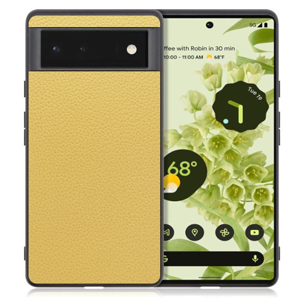 [ LOOF LUXURY-SHELL ] Google Pixel 6 googlepixel6 pixel6 ピクセル6 スマホケース 背面 ケース カバー ハードケース 本革 ストラップホール [ Google Pixel 6 ]