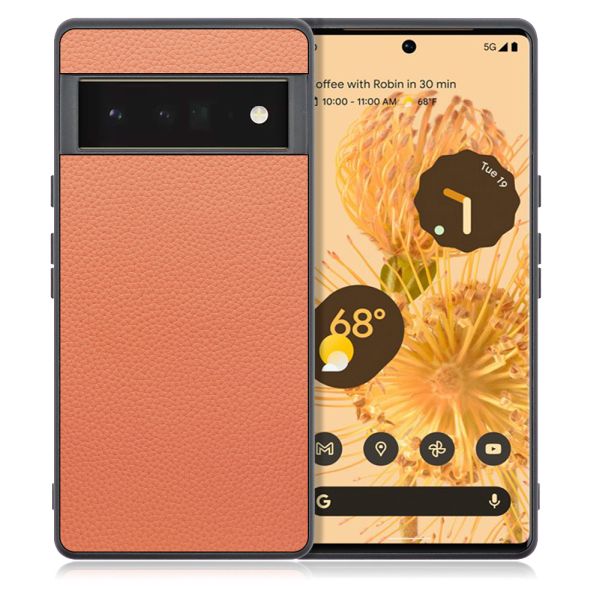 [ LOOF LUXURY-SHELL ] Google Pixel 6 Pro Googlepixel6pro 6pro プロ ピクセル6pro スマホケース 背面 ケース カバー ハードケース 本革 ストラップホール [ Google Pixel 6 Pro ]