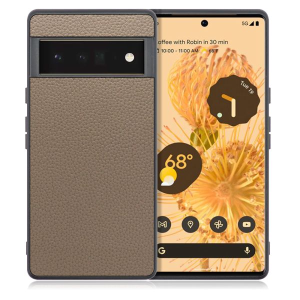 [ LOOF LUXURY-SHELL ] Google Pixel 6 Pro Googlepixel6pro 6pro プロ ピクセル6pro スマホケース 背面 ケース カバー ハードケース 本革 ストラップホール [ Google Pixel 6 Pro ]