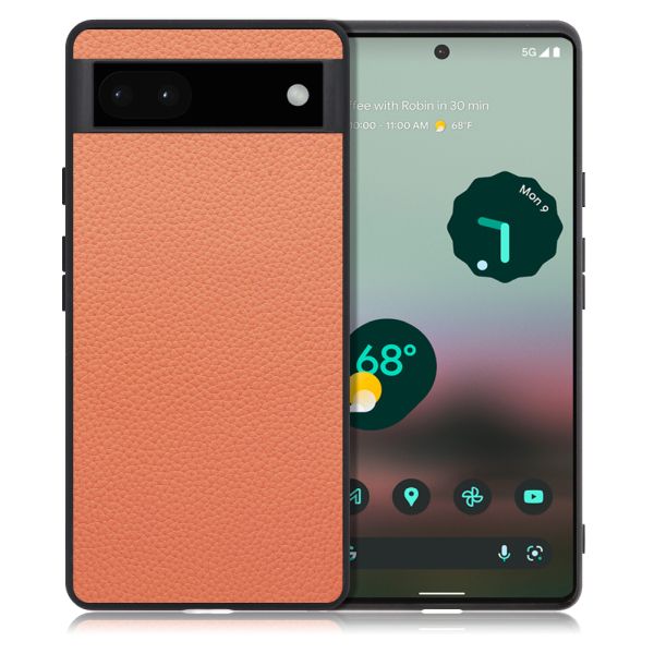 [ LOOF LUXURY-SHELL ] Google Pixel 6a googlepixel6a pixel6a スマホケース 背面 ケース カバー ハードケース 本革 ストラップホール [ Google Pixel 6a ]