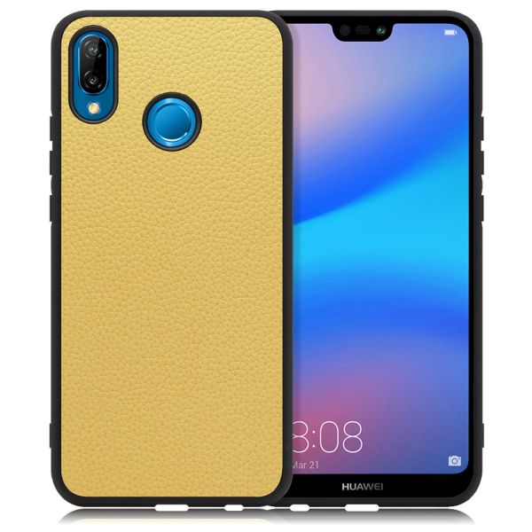 [ LOOF LUXURY-SHELL ] HUAWEI P20 lite p20lite スマホケース 背面 ケース カバー ハードケース 本革 ストラップホール [ HUAWEI P20 lite ]