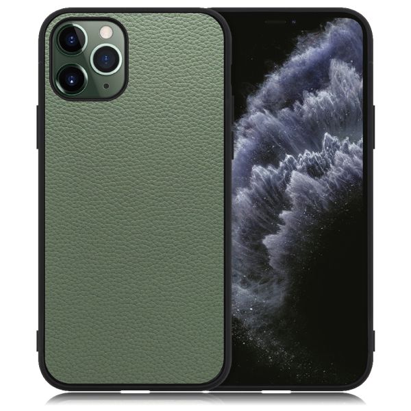 [ LOOF LUXURY-SHELL ] iPhone 11 Pro iPhone11pro 11pro スマホケース 背面 ケース カバー ハードケース 本革 ストラップホール [ iPhone 11 Pro ]