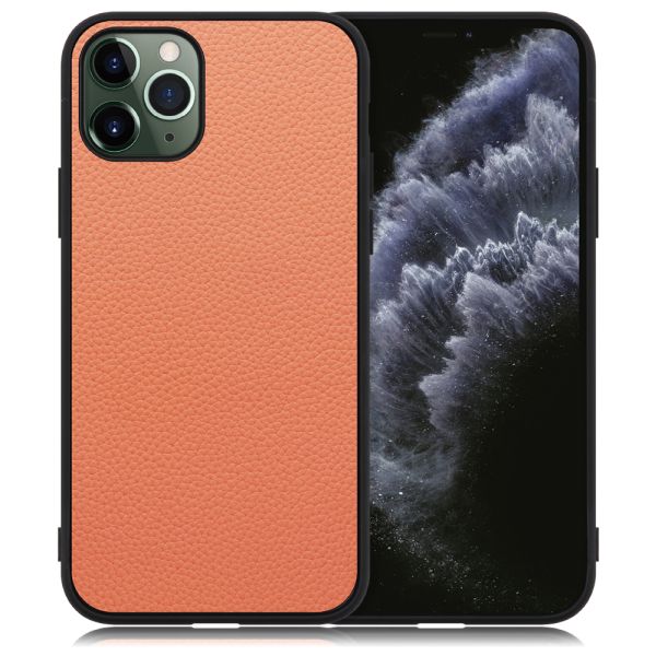 [ LOOF LUXURY-SHELL ] iPhone 11 Pro iPhone11pro 11pro スマホケース 背面 ケース カバー ハードケース 本革 ストラップホール [ iPhone 11 Pro ]