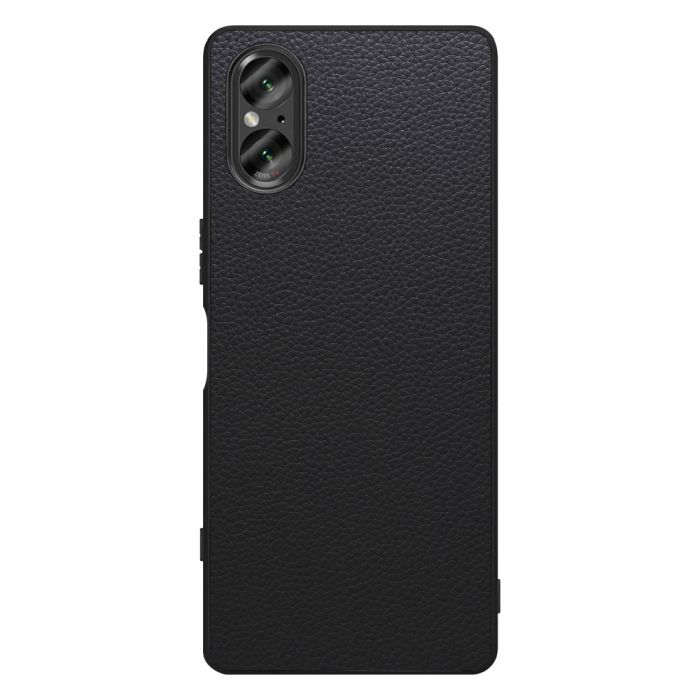 [ LOOF LUXURY-SHELL ] Xperia 5 V SO-53D / SOG12 5V Xperia5V スマホケース 背面 ケース カバー ハードケース 本革 ストラップホール [ Xperia 5 V ]