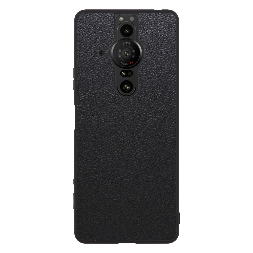 [ LOOF LUXURY-SHELL ] Xperia PRO-I XQ-BE42 proi xperiaproi スマホケース 背面 ケース カバー ハードケース 本革 ストラップホール [ Xperia PRO-I ]