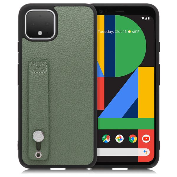 [ LOOF HOLD-SHELL ] Google Pixel 4 googlepixel pixel4xl ピクセル4 スマホケース 背面 ケース カバー ハードケース 背面ベルト 本革 ストラップホール [ Google Pixel 4 ]