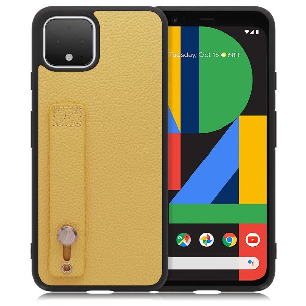 [ LOOF HOLD-SHELL ] Google Pixel 4 googlepixel pixel4xl ピクセル4 スマホケース 背面 ケース カバー ハードケース 背面ベルト 本革 ストラップホール [ Google Pixel 4 ]