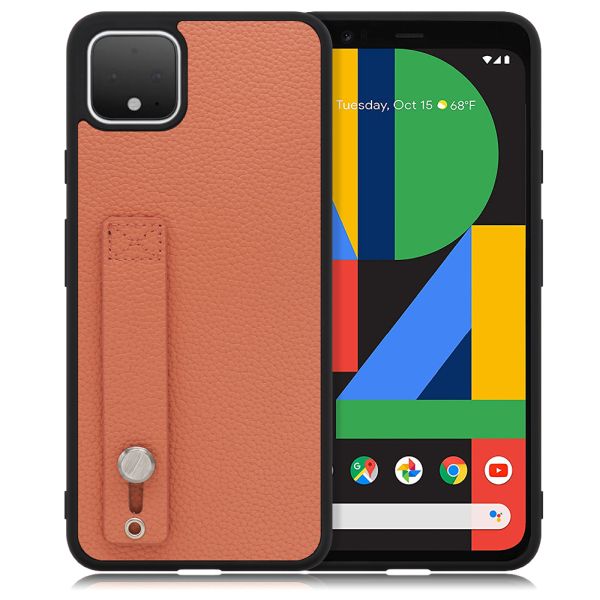 [ LOOF HOLD-SHELL ] Google Pixel 4 XL googlepixel pixel4xl ピクセル4XL スマホケース 背面 ケース カバー ハードケース 背面ベルト 本革 ストラップホール [ Google Pixel 4 XL ]