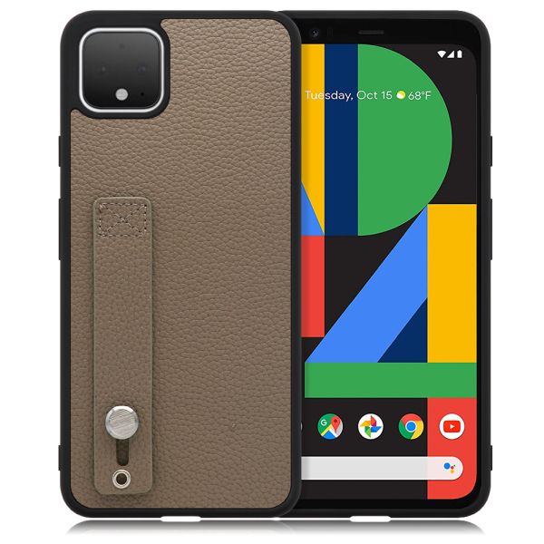 [ LOOF HOLD-SHELL ] Google Pixel 4 XL googlepixel pixel4xl ピクセル4XL スマホケース 背面 ケース カバー ハードケース 背面ベルト 本革 ストラップホール [ Google Pixel 4 XL ]