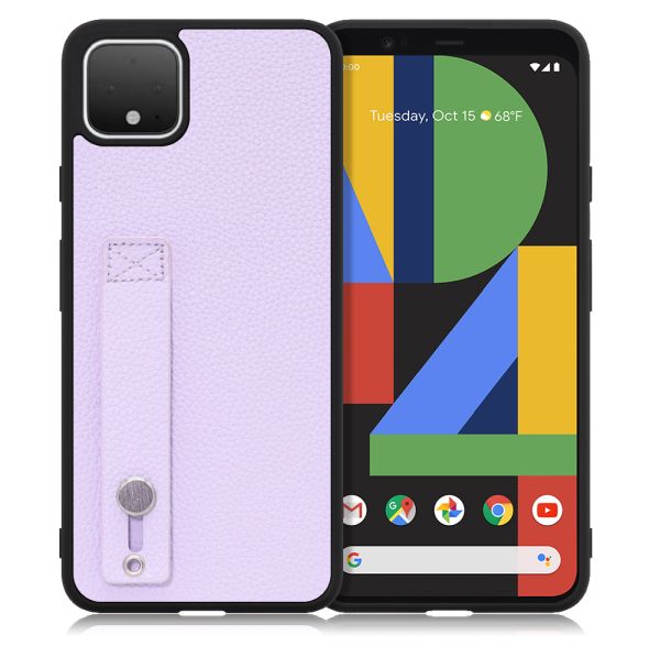 [ LOOF HOLD-SHELL ] Google Pixel 4 XL googlepixel pixel4xl ピクセル4XL スマホケース 背面 ケース カバー ハードケース 背面ベルト 本革 ストラップホール [ Google Pixel 4 XL ]