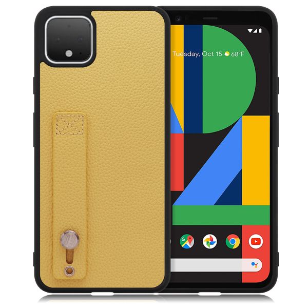 [ LOOF HOLD-SHELL ] Google Pixel 4 XL googlepixel pixel4xl ピクセル4XL スマホケース 背面 ケース カバー ハードケース 背面ベルト 本革 ストラップホール [ Google Pixel 4 XL ]