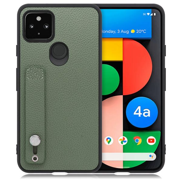 [ LOOF HOLD-SHELL ] Google Pixel 4a 5G pixel4a5g googlepixel4a5g スマホケース 背面 ケース カバー ハードケース 背面ベルト 本革 ストラップホール [ Google Pixel 4a 5G ]