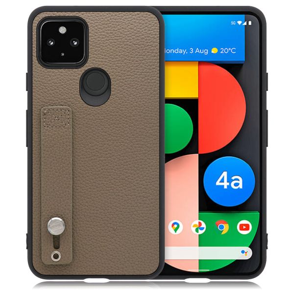 [ LOOF HOLD-SHELL ] Google Pixel 4a 5G pixel4a5g googlepixel4a5g スマホケース 背面 ケース カバー ハードケース 背面ベルト 本革 ストラップホール [ Google Pixel 4a 5G ]