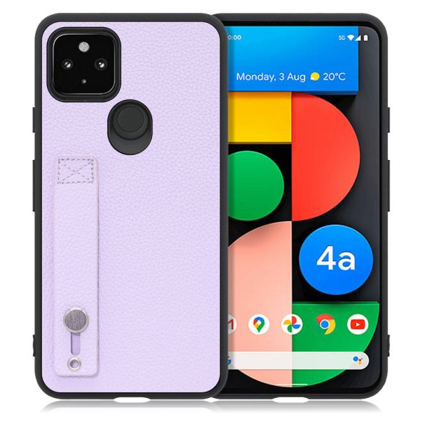 [ LOOF HOLD-SHELL ] Google Pixel 4a 5G pixel4a5g googlepixel4a5g スマホケース 背面 ケース カバー ハードケース 背面ベルト 本革 ストラップホール [ Google Pixel 4a 5G ]