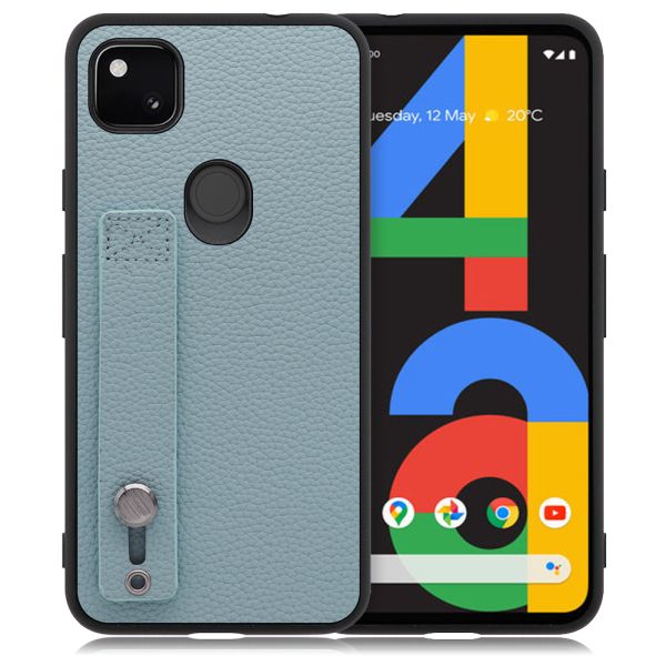 [ LOOF HOLD-SHELL ] Google Pixel 4a pixel4a googlepixel4a スマホケース 背面 ケース カバー ハードケース 背面ベルト 本革 ストラップホール [ Google Pixel 4a ]