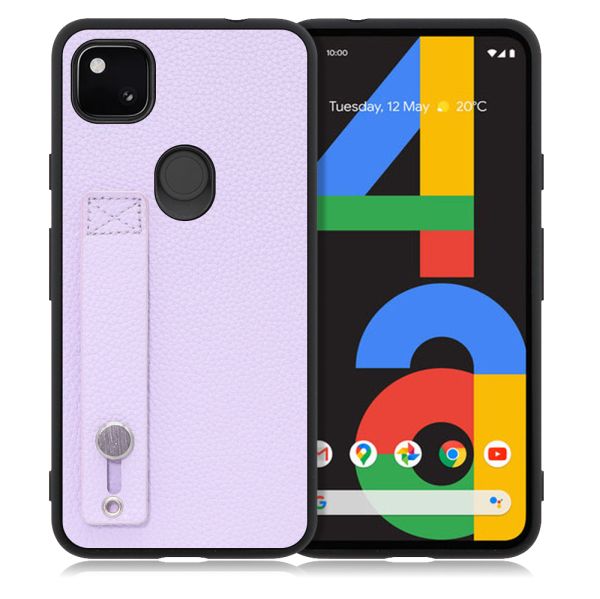 [ LOOF HOLD-SHELL ] Google Pixel 4a pixel4a googlepixel4a スマホケース 背面 ケース カバー ハードケース 背面ベルト 本革 ストラップホール [ Google Pixel 4a ]